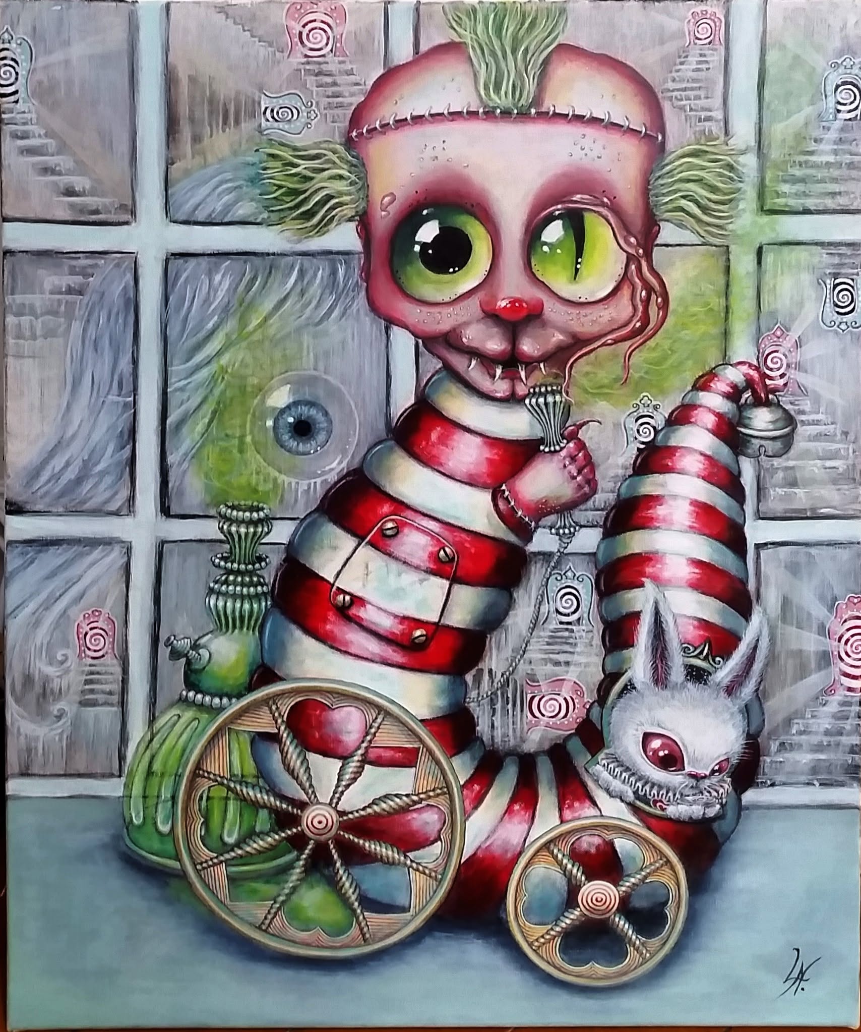 Œuvre A new form of beauty in Wonderland. Sigismond Caterpillar